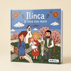 Cartea „Ilinca și ziua cea mare”, cu copertă tare