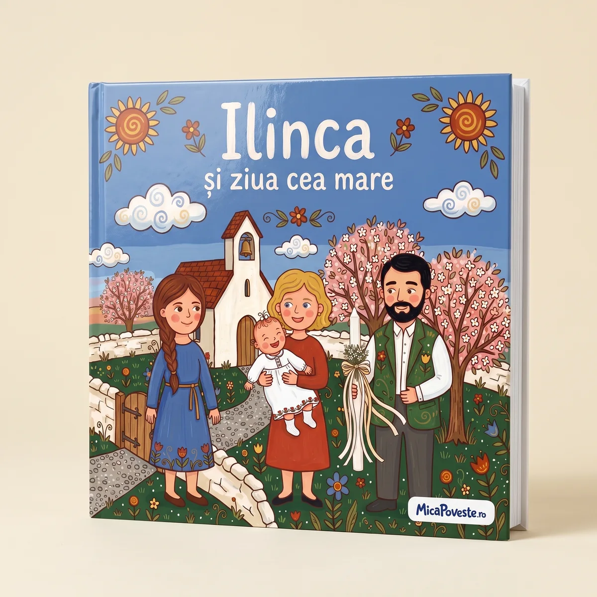 Cartea „Ilinca și ziua cea mare”, cu copertă tare